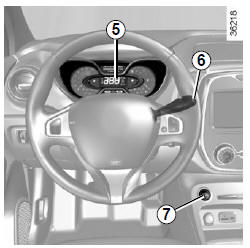 Indicateur de vitesse 5 (km ou miles par heure)