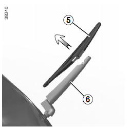 Balai d'essuie-vitre arrière 5
